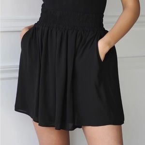 Emmy Deveaux Chiffon Mini Skirt
